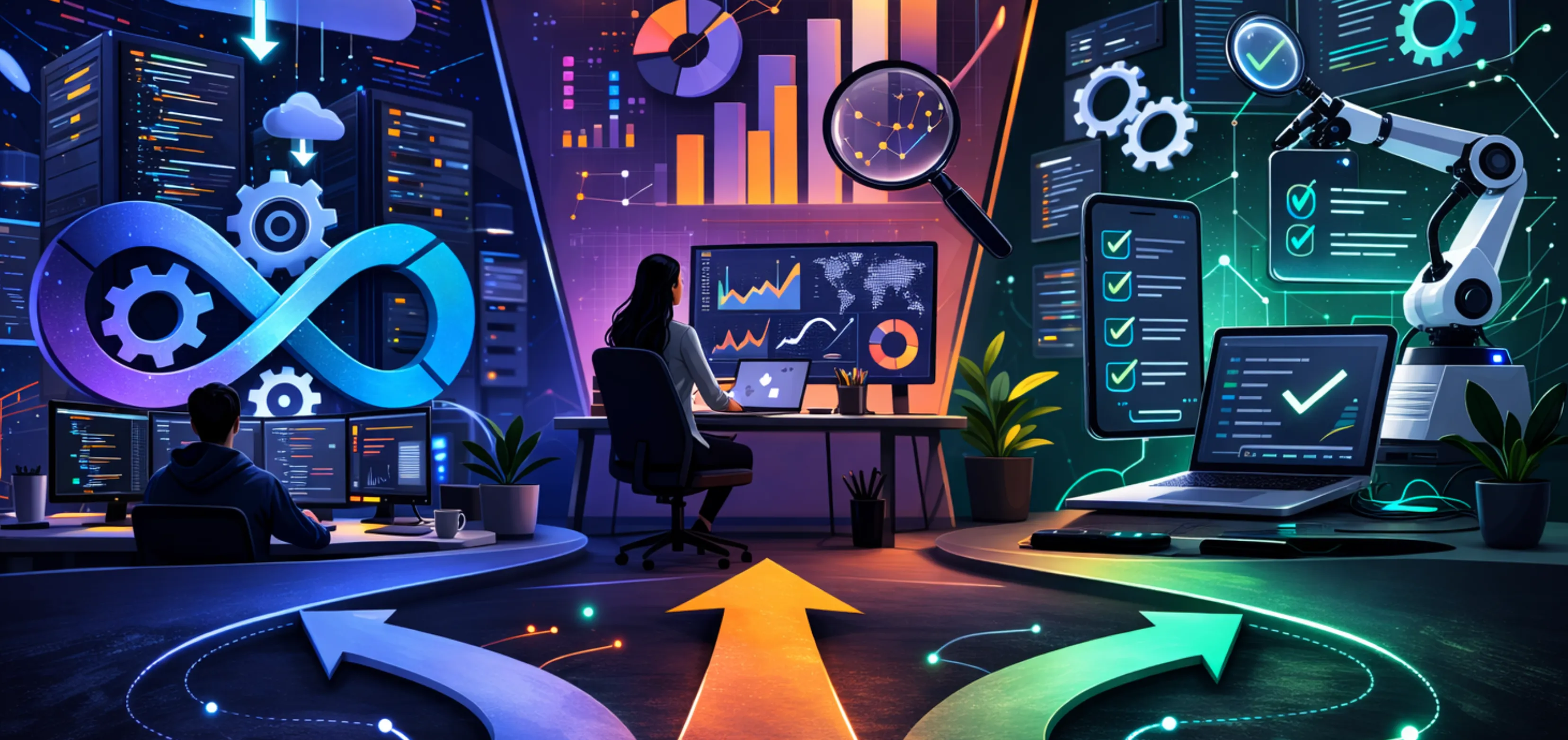 DevOps vs Data Analytics vs Automation Testing Career Comparison